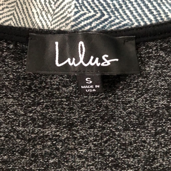 Lulu's Dark Gray Heather Arabesque Two-Piece Dress - Picture 4 of 7